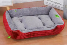 Load image into Gallery viewer, Large Pet House Dog Bed Cat Mat Long Plush Deep Sleeping Warm Soft Small Dog Cushion Calm Beds for Puppy Chihuahua