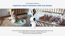 Load image into Gallery viewer, IMILAB New Indoor Camera C30 Dual 3K Lens WiFi 6 5G 360° PTZ Local AI Detection for Baby/Pet/Noise Night Vision Human Tracking