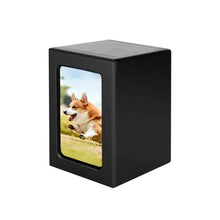 Load image into Gallery viewer, Wooden Pet Dog Cat Urn Photo Cinerary Casket Memorial Box urnen voor menselijk as cat memorial