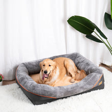 Load image into Gallery viewer, Large Dog Bed Soft Comfortable Anti Allergy Warm Fleece Removable Washable Cover Pet Bed Waterproof