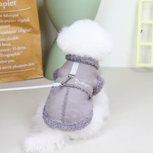 Load image into Gallery viewer, British Style Dog Jacket Lamb Fleece Winter Dog Clothes for Small Dogs Puppy Costume Chihuahua Warm Coat Pet Pug Yorkie Outfits