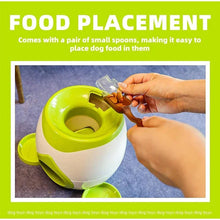 Load image into Gallery viewer, Dog Tennis Ball Treat Dispenser Smart Interactive Dog Toy with Reward System for Puppy Behavior Training Indoor Exercise