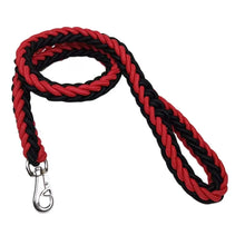 Load image into Gallery viewer, Large Dog Leash Nylon Braided Traction Rope Pet Walking Thick Hand Rope For Bulldog Rottweiler Hound Dogs Accessories