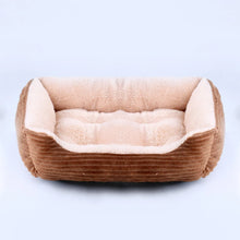 Load image into Gallery viewer, Bed for Dog Cat Pet Square Plush Kennel Medium Small Dog Sofa Bed Cushion Pet Calming Dog Bed House Pet Supplies Accessories