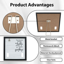 Load image into Gallery viewer, Pet Memorial Frame Solid Wood Pet Sympathy Photo Frame With Clip Hanging Dog Cat Loss Frame Postcard Photo Desktop Decoration