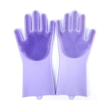 Load image into Gallery viewer, Pet Grooming Bathing Gloves Dog Cat Bathing Shampoo Massaging Cleaning Cleanner Sponge Silicon Hair Removal Glove