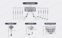 Load image into Gallery viewer, Household Foldable Dog and Cat Bath Basin Adjustable Height Pet Bath Tub Available Indoors and Outdoors Portable Dog Bath