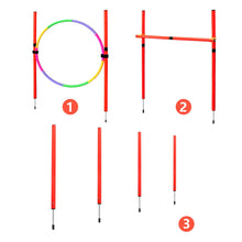 Load image into Gallery viewer, Dog Agility Equipment Portable Pet Training Equipments Dogs Jumping Training Tool Outdoor Dogs Running Stake Sports Stakes Pole