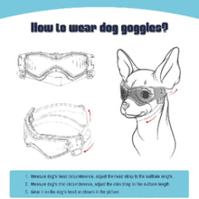Load image into Gallery viewer, Pet Accessories Dog Outdoor UV Protection Sunglasses Cat Dog Goggles for Small Medium Breed Puppy Glasses Adjustable Straps