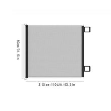 Load image into Gallery viewer, Dog Gate Indoor Retractable Mesh Baby Fence Pet Accessories For Porch Window Fireplace Doorway Yard Nursery Kitchen Balcony Pool