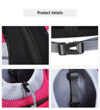 Load image into Gallery viewer, Pet Dog Carrier Bag Carrier For Dogs Backpack Out Double Shoulder Portable Travel Backpack Outdoor Pet Carrier Bag Travel Set