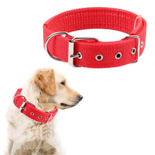 Load image into Gallery viewer, Dog Collars,Nylon,Adjustable Dog Neck Circle,Long-lasting Pet Neck Strap,with Traction Ring,Teddy Keji Pitbull,Pet Supplies