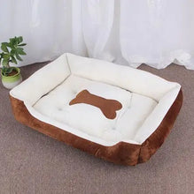 Load image into Gallery viewer, Large Pet House Dog Bed Cat Mat Long Plush Deep Sleeping Warm Soft Small Dog Cushion Calm Beds for Puppy Chihuahua
