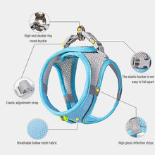 Load image into Gallery viewer, Pet Things Cat Accessories Cute Adjustable Cat Collar and Leash Set for Walking Safe Reflective Soft Comfortable Vest