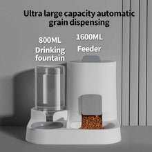 Load image into Gallery viewer, Feeder - Dual-purpose Drinking and Feeding Unit - Convenient, Simple, Large Capacity -Suitable for Small and Medium Dogs and cat