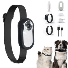 Load image into Gallery viewer, Pet recorder thumb pet camera high definition cat and dog viewing angle camera collar pet camera dog accessories