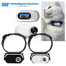 Load image into Gallery viewer, Pet Collar Camera Outdoor No WiFi Needed Cat Collar Action Camera 170 Lens Video Recording Camera Dog Wide Mini Ang A1J7