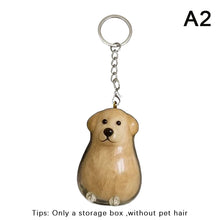 Load image into Gallery viewer, Clear Puppy Hair Memorial Pet's Dog Fur Container DIY Pendant Keychain Decor Pet Lovers Home Display Gifts