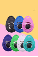 Load image into Gallery viewer, Dog Training Clicker Pet Cat Dog Click Trainer Various Style Aid Adjustable WristStrap Sound Key Chain Dog Repeller Pet Product