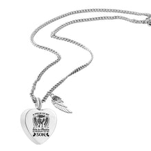 Load image into Gallery viewer, Memorial Necklace Ashes Container Locket Cremation Neck Jewelry for Ashes/Hair Elegant Locket Necklace for Women Men