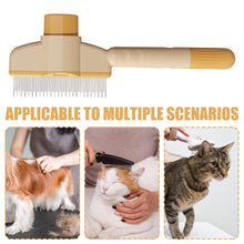 Load image into Gallery viewer, Dog Grooming Comb Cat /Dog Hair Remover Brush Long Hair Pet Self Cleaning Row Pet Removes Hairs Cleaning Bath Brush Dog Supplies