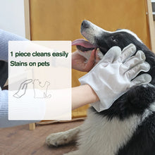 Load image into Gallery viewer, Pet Grooming Glove Pet Bathing Wipes Dog Body Wipes No Rinse Washing Gloves for Cat Cleaning Fur Ear Eye & Paws Deodorizing