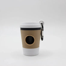 Load image into Gallery viewer, Coffee Cup Style Dog Poop Bag Holder Portable Creative Design Poop Bag Dispenser Dog Walking Toilet Picking
