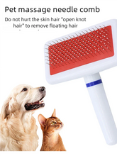 Load image into Gallery viewer, Pet Grooming Comb For Dogs Cats Puppies Small Pets Hair Remover Brush Needles Shedding Control Fur Tool
