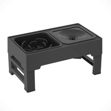 Load image into Gallery viewer, Dog Feeding Station, Adjustable Heights Bowl Stand Feeder Slow Fedding Bowls, Food Water Bowls for Medium Small Cats Dog