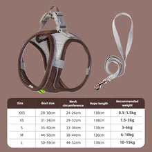 Load image into Gallery viewer, Pet Things Cat Accessories Cute Adjustable Cat Collar and Leash Set for Walking Safe Reflective Soft Comfortable Vest