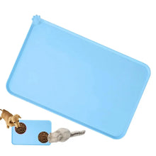 Load image into Gallery viewer, Pet Supplies Silicone Dog Bowl Mat with High Lips Non-Stick Waterproof Food Feeding Pad Puppy Feeder Tray Water Cushion Placemat