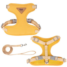 Load image into Gallery viewer, Dog Harness For Small Medium Dogs Cat Reflective Adjustable Pet Harness No Pull Breathable Mesh Pet Chihuahua Bulldog Supplies