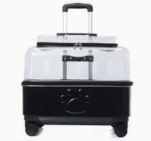 Load image into Gallery viewer, Portable Dog Strollers Carriers Travel Luxury Transparent Cats Strollers Cheap Outdoor Small Medium Suitcase Pets Supplies
