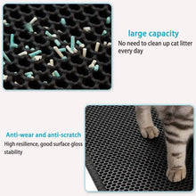 Load image into Gallery viewer, Cat Litter Mat With Gift Double Layer Waterproof Pet Litter Box Mat Non-slip Sand Cat Pad Washable Bed Mat Clean Pad Products