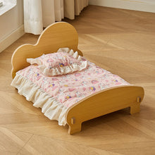 Load image into Gallery viewer, Wooden Dog Bed Four Seasons Universal Teddy Small Dog Summer Special Bed Suspended Off-the-und Pet Wood Bed