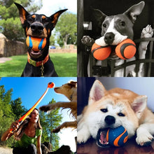 Load image into Gallery viewer, Dog Toy Ball Dog Fetch Ball Toy Tough Pet Ball Puppy Chew Toy Solid Elastic Jumping Ball Pet Accessories For Large Medium Small