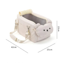 Load image into Gallery viewer, Pet Dog Car Seat Cat Carrier Booster Seat on Armrest Travel Bags for Cats Dogs with Easy Carrying Strap Travel Car Carrier