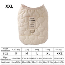 Load image into Gallery viewer, Winter Pet Coat Clothes for Cold Weather Clothing Warm Dog Clothes with Built in Harness Hole Pet Apparel for Small Dogs Cats