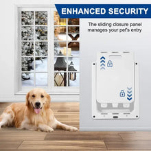 Load image into Gallery viewer, Dog Door for Wall Weatherproof Pet Door with Locking Panel Lightweight Pet Safe Dog Door with Transparent Flap