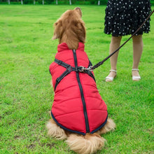 Load image into Gallery viewer, Warm Pet Clothes Waterproof Dog Winter Coat Jacket With Harness Dog Clothes Cozy Snow Jacket Vest For Small Medium Large Dogs