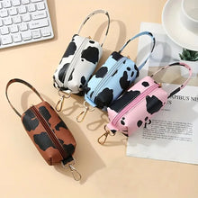 Load image into Gallery viewer, Dog Poop Bag Dispenser Leopard Pattern Dog Poop Bag Holder PU Leather Bags for Dogs Walking Litter Bags Dispenser Pet Supplies