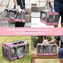 Load image into Gallery viewer, Soft Sided Airlines Approved Pet Carrier for Large Pet Dog Bag Large Capacity Portable Folding Pet Supplies