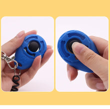 Load image into Gallery viewer, Dog Training Clicker Pet Cat Dog Click Trainer Various Style Aid Adjustable WristStrap Sound Key Chain Dog Repeller Pet Product
