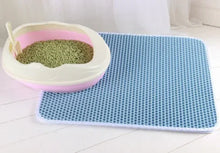 Load image into Gallery viewer, Cat Litter Mat With Gift Double Layer Waterproof Pet Litter Box Mat Non-slip Sand Cat Pad Washable Bed Mat Clean Pad Products