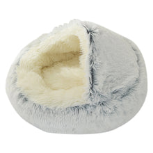 Load image into Gallery viewer, Cat Bed for Deep Sleep Plush and Warm Cat Cave Comfortable and Supportive Easy to Clean Non-slip Bottom Suitable for Small