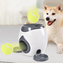 Load image into Gallery viewer, Dog Tennis Ball Treat Dispenser Smart Interactive Dog Toy with Reward System for Puppy Behavior Training Indoor Exercise