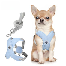 Load image into Gallery viewer, Dog Harness and Leash Set Adjustable No-Pull Pet Harness for Small/Medium Dogs, Comfortable & Secure for Walking