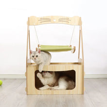 Load image into Gallery viewer, Multifunctional Luxury Cat Villa Double-story Pet House Four-season Universal Cat Nest Cat Hammock Pet Toys Pet Supplies