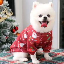 Load image into Gallery viewer, Christmas Dog Clothes Warm Lining Dog Sweatershirt Soft Breathable PulloverPuppy Clothes for Small Medium Pet Doggie Cat Apparel