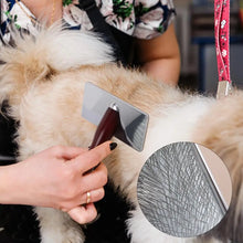 Load image into Gallery viewer, Dogs Grooming Comb cats Shedding Slicker Brush Portable Dog Massage Clean Tangled Brush For Small Medium Large Dogs Cats Pets